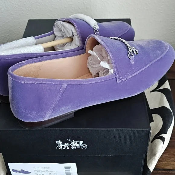 Coach - Hanna Velvet Loafers - Picture 4 of 8
